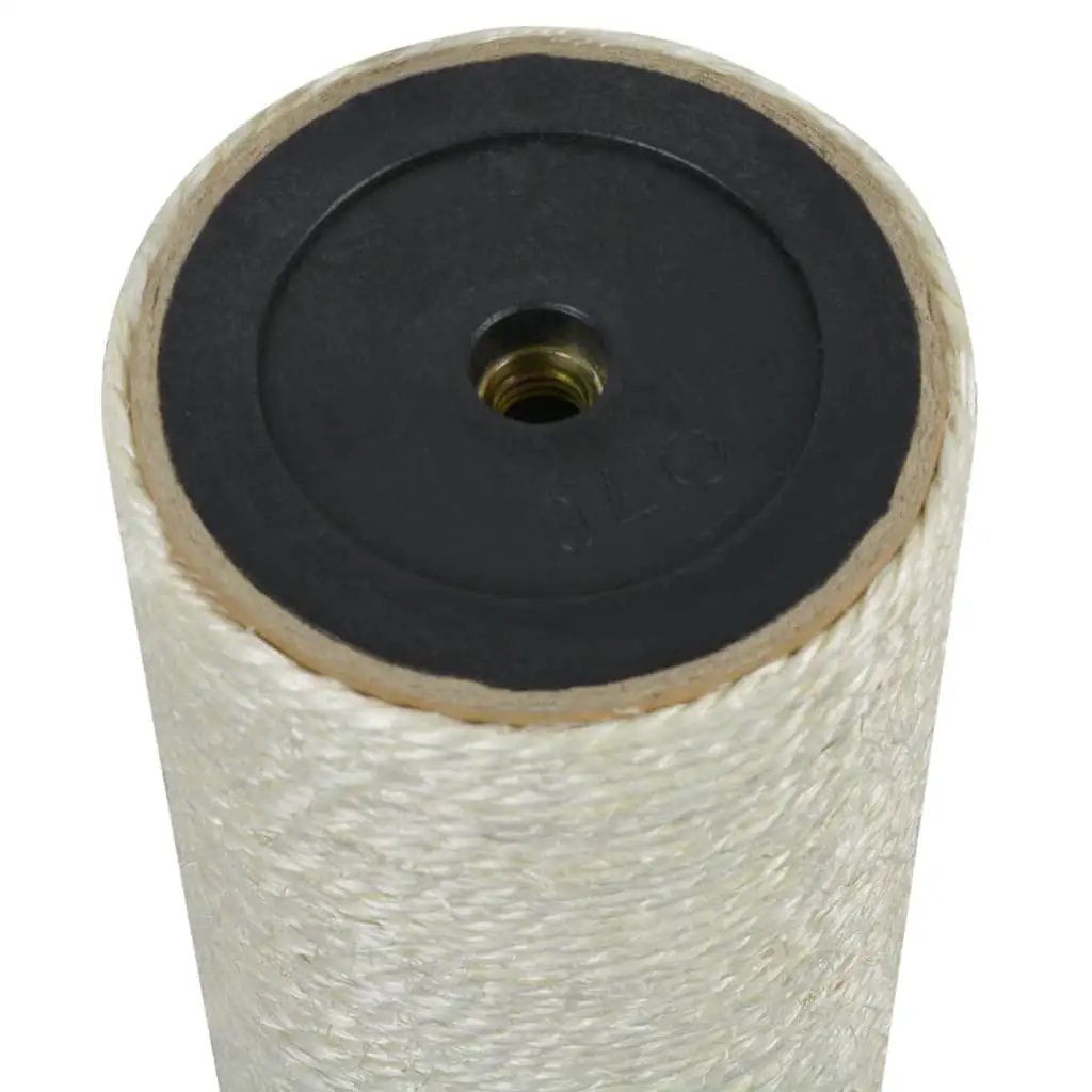 Katzen-Kratzbaum beige 8x30 cm 10 mm aus robustem Sisal