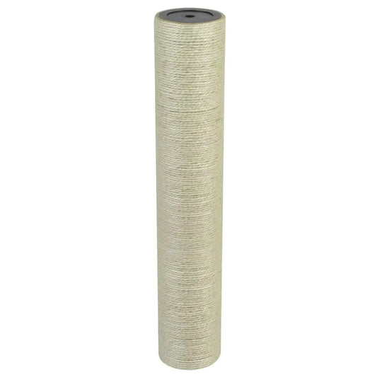 Katzen-Kratzbaum beige vidaXL, 8x45 cm Sisal-Säulenpfosten