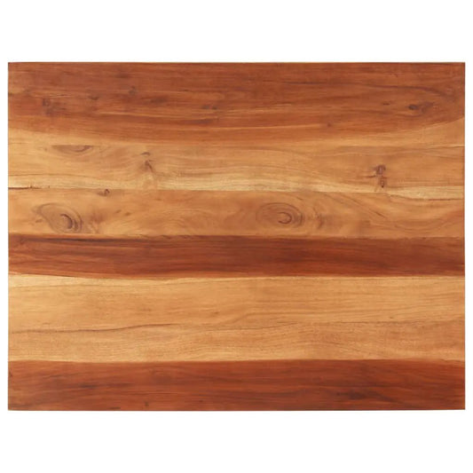 Tischplatte Massivholz Akazie 25-27 mm, vidaXL, 70x90 cm
