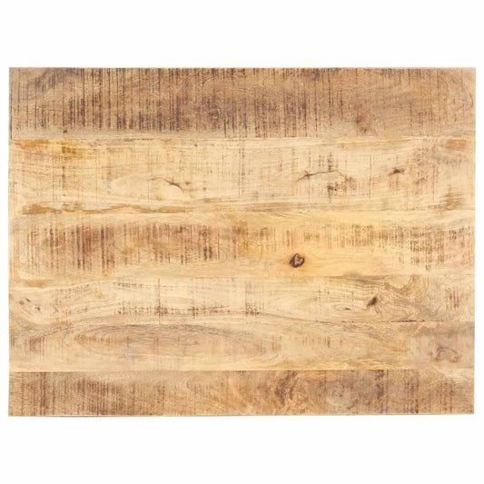 Tischplatte aus Massivholz Mango, 15–16 mm stark, 90x60 cm, natürliche Holzoptik