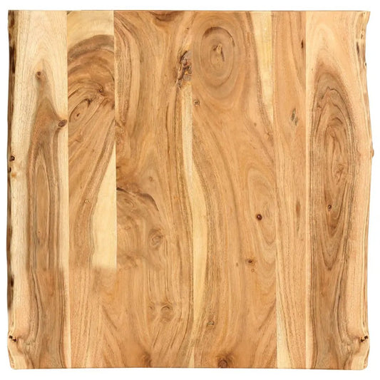 Tischplatte aus Massivholz Akazie, 58x50-60x2,5 cm, vidaXL.