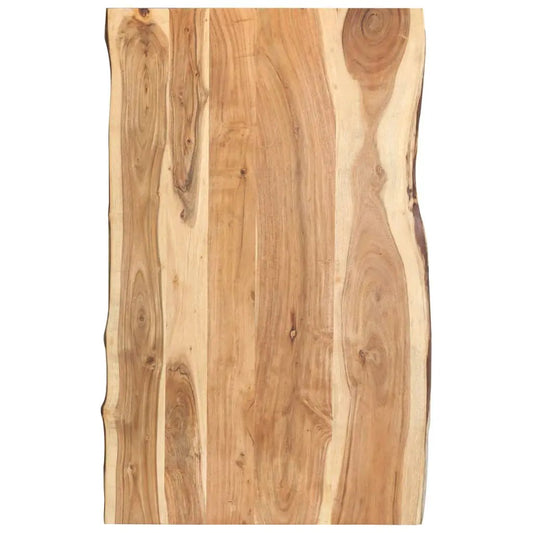 Tischplatte Massivholz Akazie 100x50-60x3,8 cm vidaXL