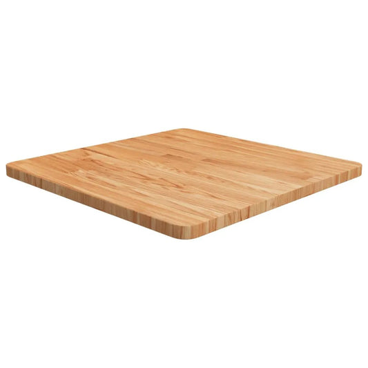 Tischplatte quadratisch aus behandelter Eiche, vidaXL, hellbraun, 60x60x2,5 cm