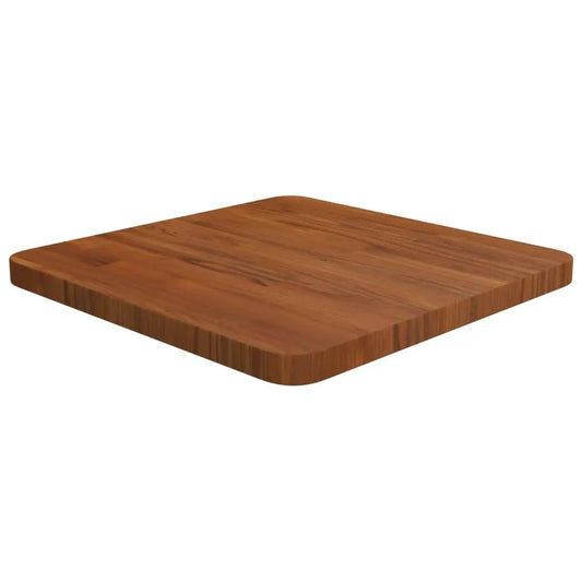 Tischplatte quadratisch Dunkelbraun aus Eiche, 40x40x2,5 cm, behandelt - vidaXL
