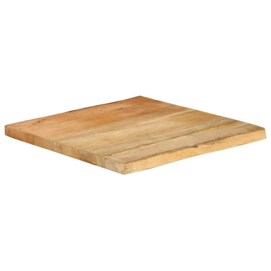 Tischplatte mit Baumkante 40x40x2,5 cm Massivholz Mango vidaXL