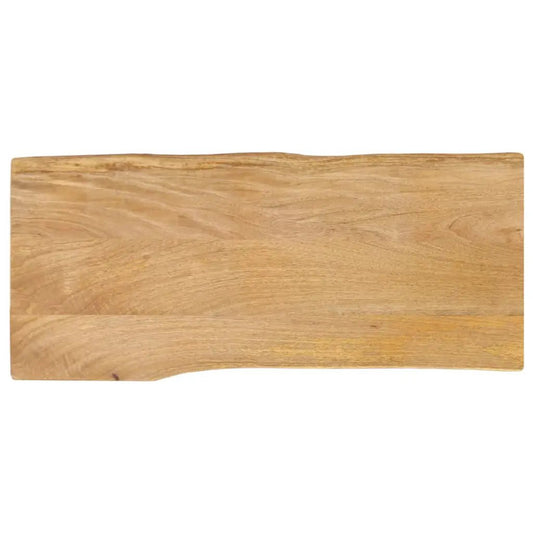 Tischplatte mit Baumkante aus Mango-Massivholz 80x40x2,5 cm vidaXL