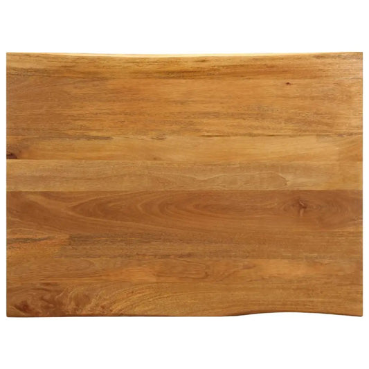 Tischplatte aus Mangoholz mit Baumkante, 90x80x2,5 cm, vidaXL