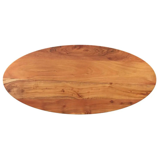 Tischplatte 140x50x2,5 cm oval aus Akazien-Massivholz – vidaXL