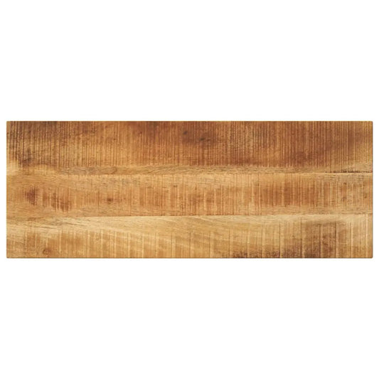 Tischplatte Mango-Massivholz, raues Finish, 3,8 cm Dicke, rechteckig 80x40 cm – vidaXL