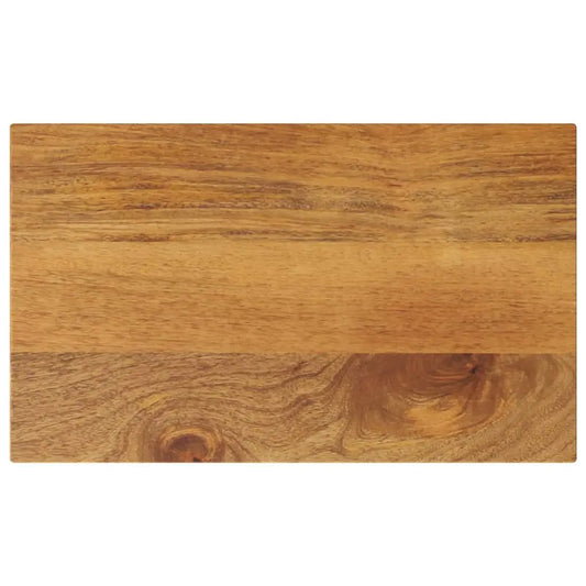 Tischplatte aus Massivholz Mango, rechteckig 50x20x3,8 cm, vidaXL