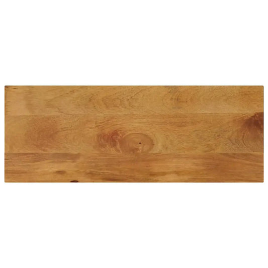 Tischplatte 70x30x3,8 cm aus Massivholz Mango, rechteckig