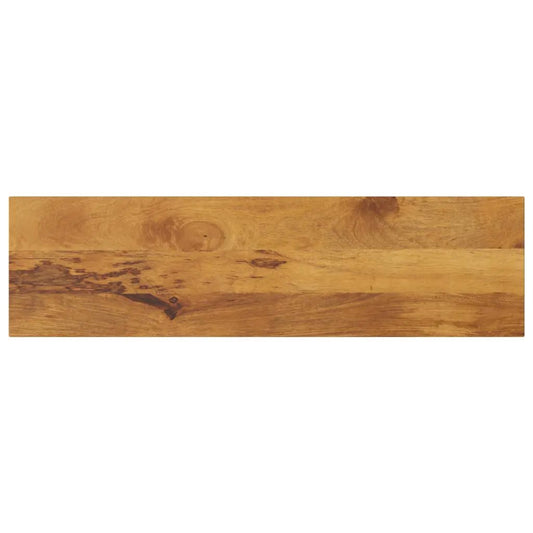 Tischplatte 100x30x3,8 cm Massivholz Mango, rechteckig