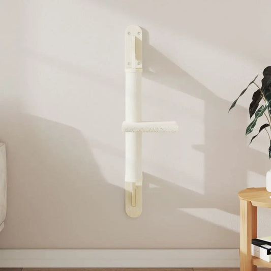 Kratzbaum mit Kratzsäule Wandmontage Creme 85,5 cm, vidaXL