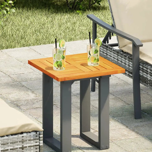 Tischplatte aus Akazie, quadratisch 40x40 cm, 2 cm Dicke, Massivholz