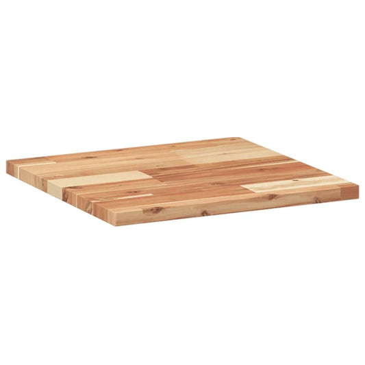 Tischplatte quadratisch 40x40 cm aus Massivholz Akazie, Patchwork-Optik