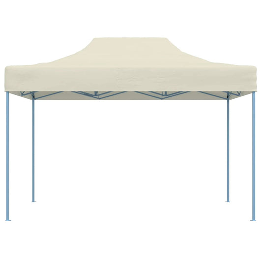 Party-Zelt 280 x 410 x 315 cm Creme Oxford-Stoff