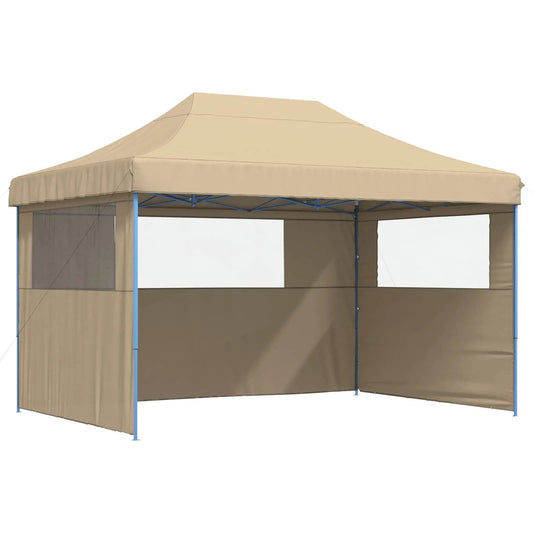 Party-Zelt 279 x 410 x 315 cm Beige Oxford-Stoff