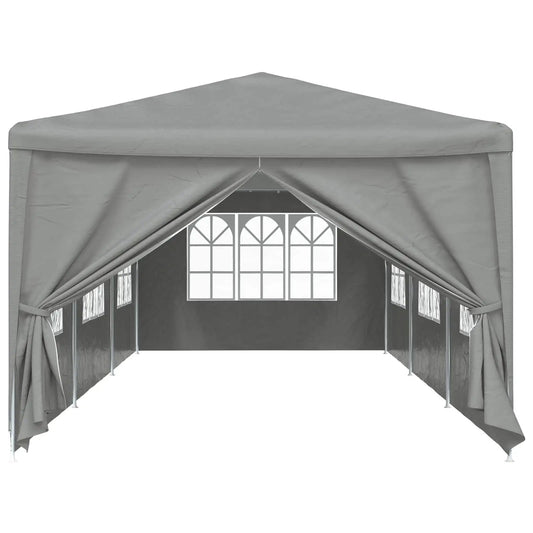 Party-Zelt 900 x 300 x 255 cm Hellgrau PE und Stahl