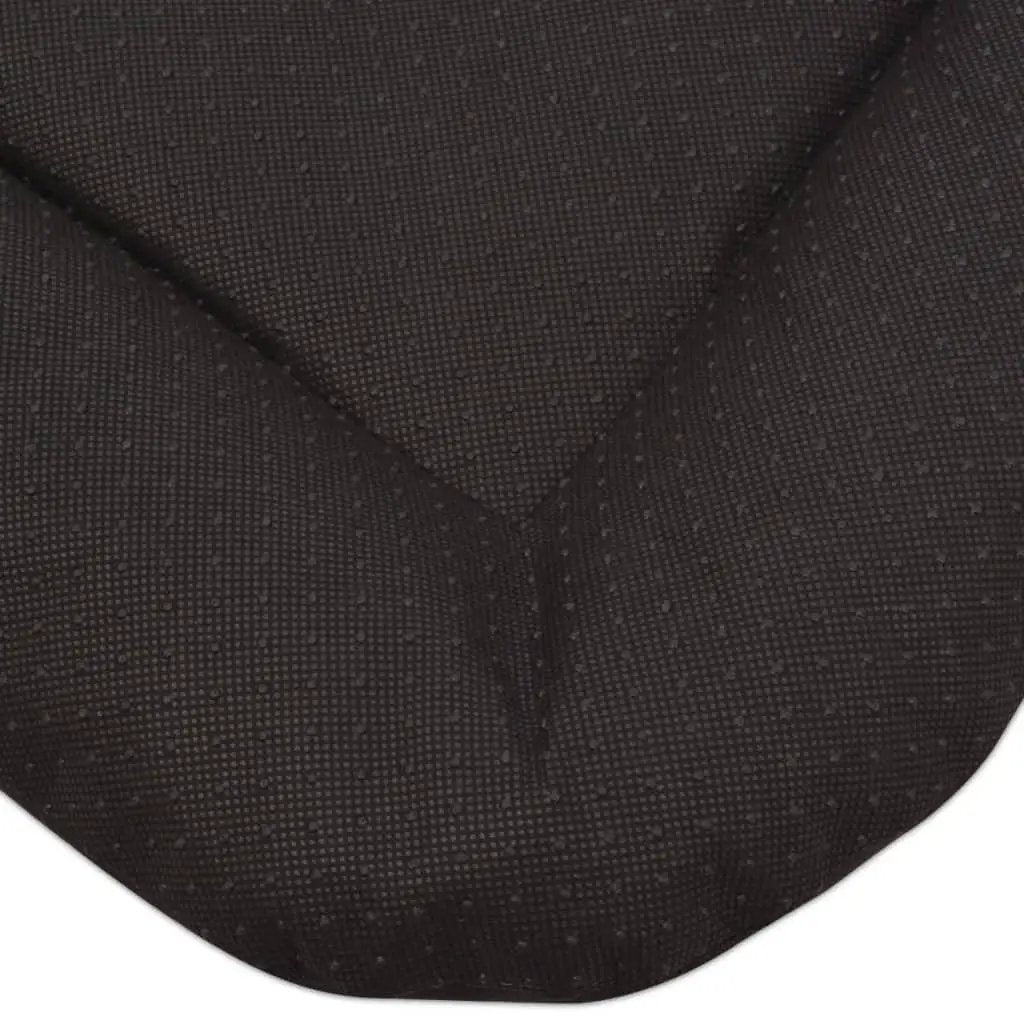 Hundebett XL Schwarz von vidaXL aus robustem Stoff mit feinem Muster