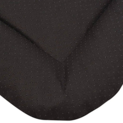 Hundebett XL Schwarz von vidaXL aus robustem Stoff mit feinem Muster