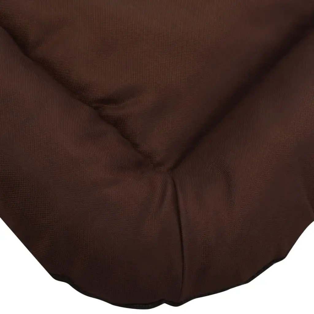 Hundebett XL Braun aus strapazierfähigem Stoffbezug von vidaXL