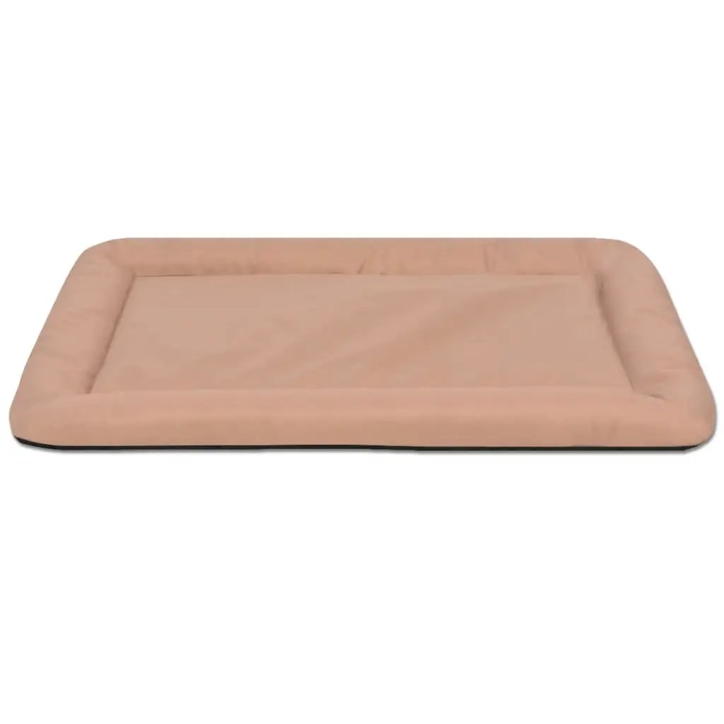 Hundebett Größe M beige mit umlaufenden Seitenpolstern