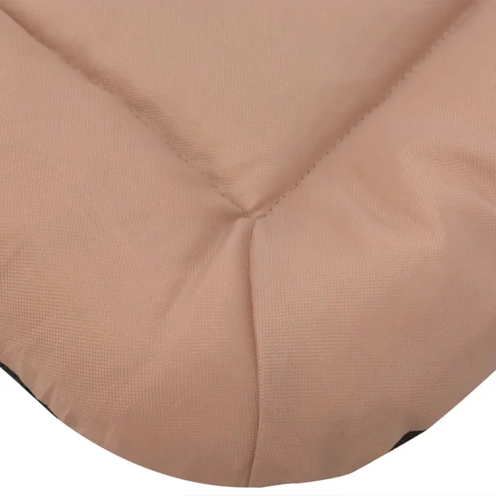 Hundebett XL beige von vidaXL – mit weichem Stoffbezug, extra gemütlich