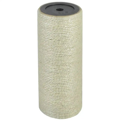 Katzen-Kratzbaum beige, Sisal-Säule, 8x20 cm, 10 mm Durchmesser