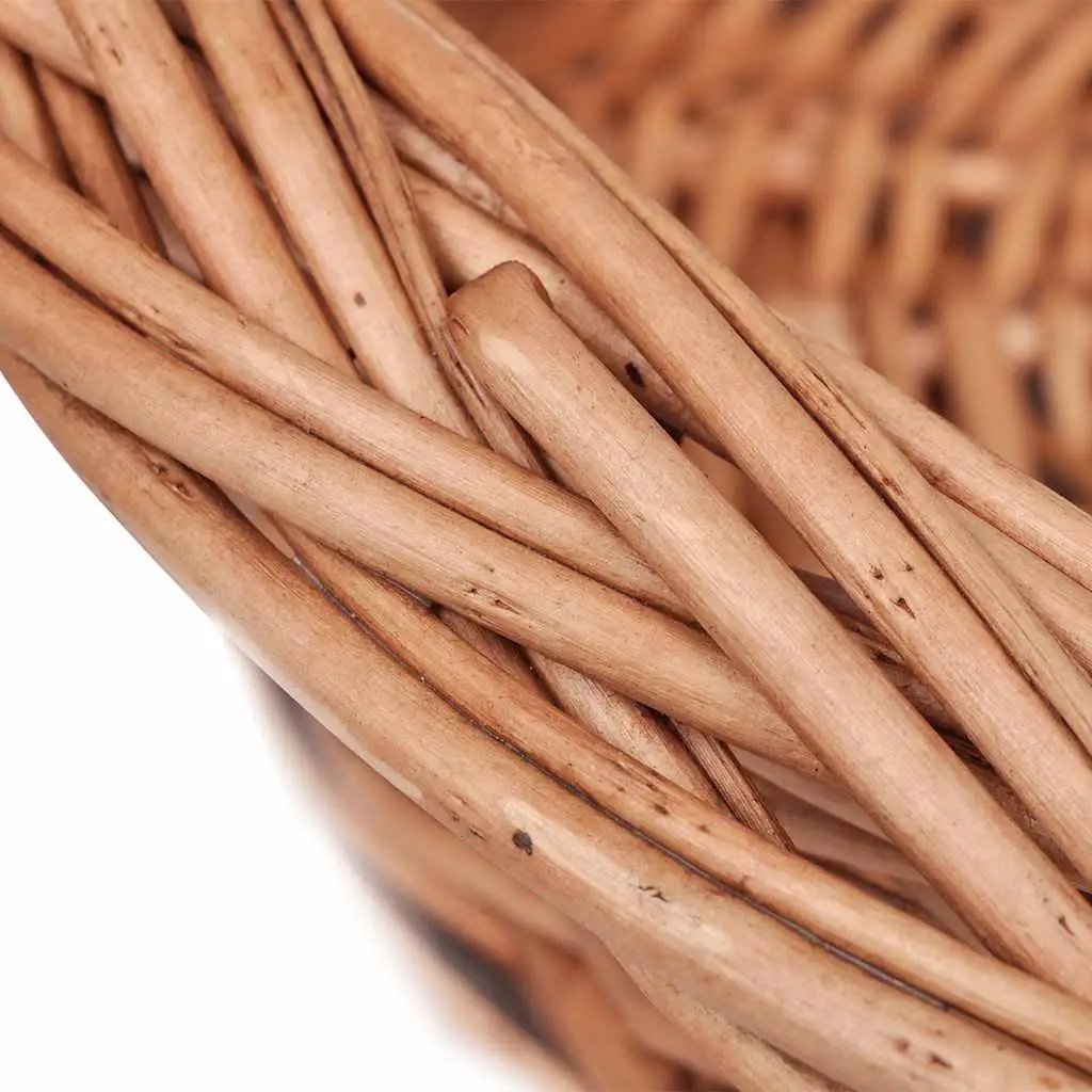 Hundebett aus Weide Natur 90 cm von vidaXL, naturfarbenes Weidengeflecht