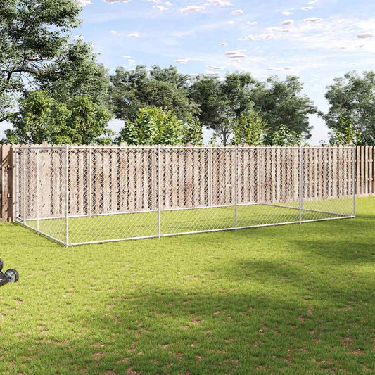  Outdoor-Hundezwinger 7,6x3,8x1,9 m metal chain-link dog enclosure for backyard