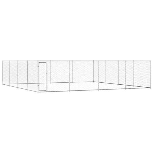 Outdoor-Hundezwinger aus verzinktem Stahl, 760×760×185 cm – vidaXL Hundezwinger & -ausläufe
