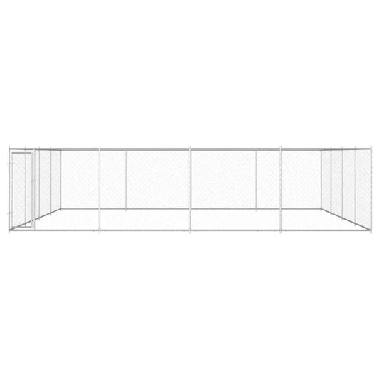Outdoor-Hundezwinger aus verzinktem Stahl, vidaXL, 760x760x185 cm, Hundezwinger & Ausläufe
