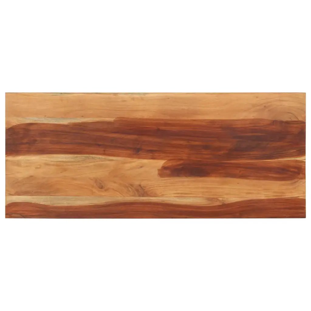 Tischplatte Massivholz Akazie 60x140 cm, 15–16 mm, vidaXL
