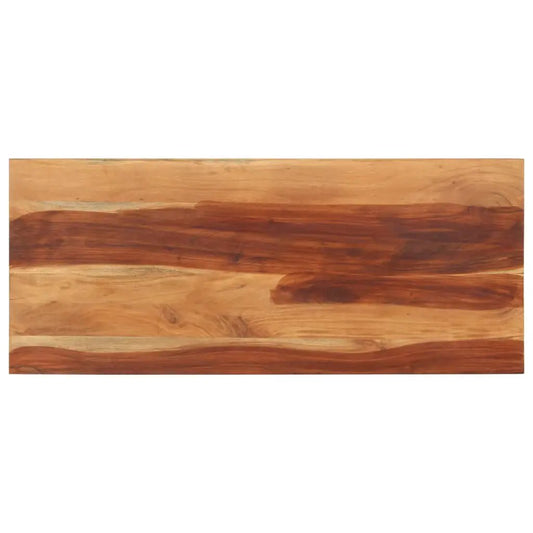 Tischplatte Massivholz Akazie 60x140 cm, 15–16 mm, vidaXL