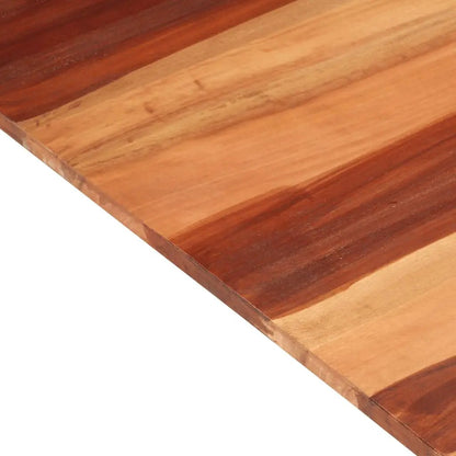 Tischplatte Massivholz Akazie 60x140 cm, 15–16 mm, mehrfarbiges Akazienholz mit hellen und dunklen Streifen