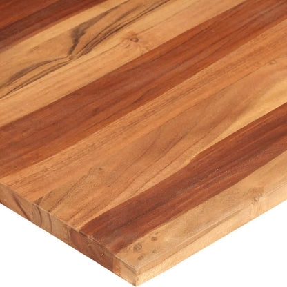 Tischplatte Massivholz Akazie 25-27 mm, 60x70 cm, vidaXL