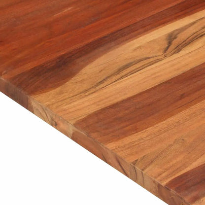 Tischplatte Akazie Massivholz, 60×70 cm, 25–27 mm dick