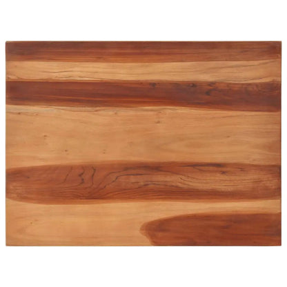 Tischplatte Massivholz Akazie 25–27 mm, 60x80 cm, vidaXL