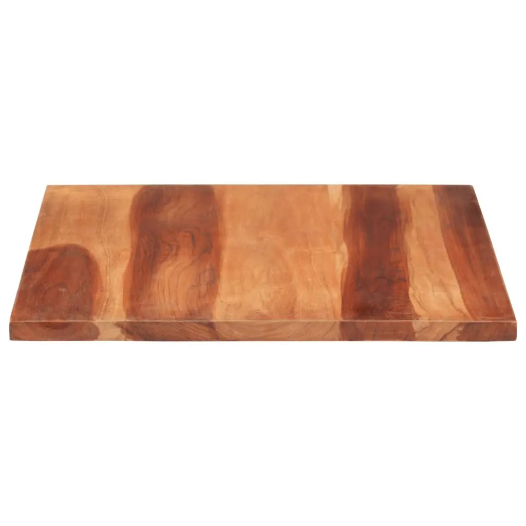 Tischplatte Massivholz Akazie, 25-27 mm Dicke, 60x80 cm – vidaXL