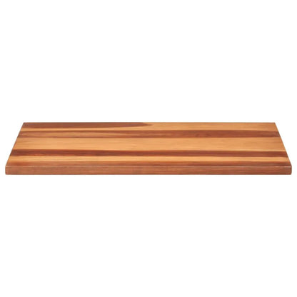 Tischplatte Massivholz Akazie 60x80 cm, 25–27 mm Dicke