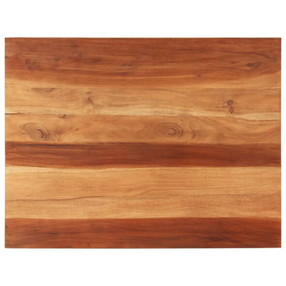 Tischplatte Massivholz Akazie 25-27 mm, vidaXL, 70x90 cm