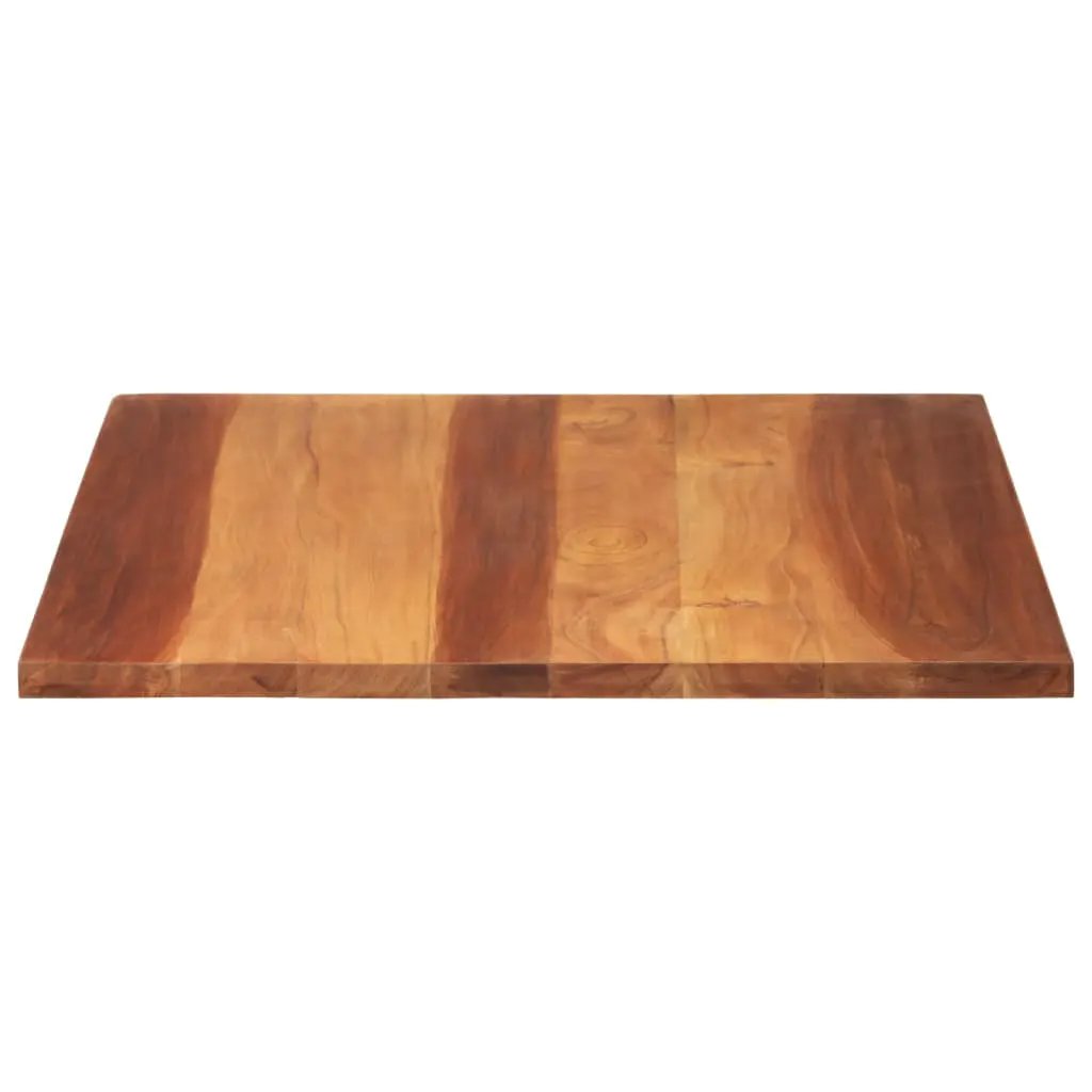 Tischplatte Massivholz Akazie, 25–27 mm Dicke, 70×90 cm