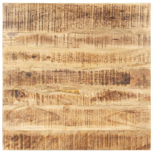 Tischplatte Massivholz Mango 15-16 mm 60x60 cm, vidaXL, naturbraun mit sichtbarer Maserung