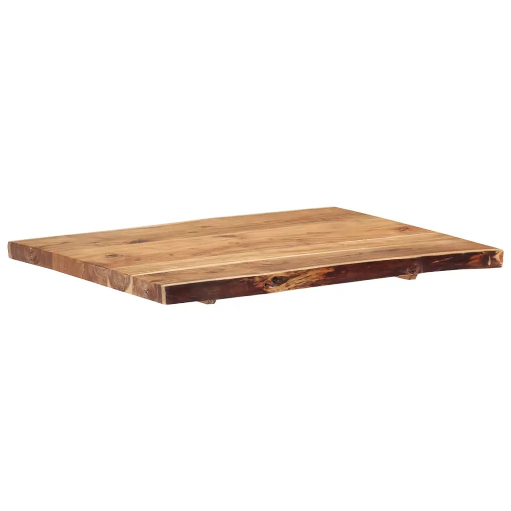 Tischplatte Massivholz Akazie 80x(50-60)x3,8 cm vidaXL