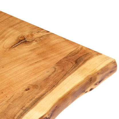 Tischplatte aus Massivholz Akazie, vidaXL, 100x50-60x2,5 cm