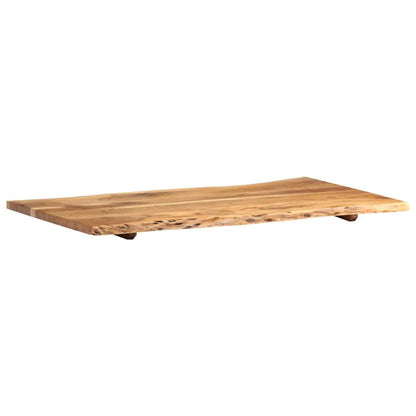 Tischplatte Massivholz Akazie 100x50–60x2,5 cm vidaXL