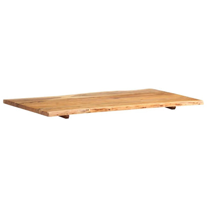 Tischplatte Massivholz Akazie 100x50-60x2,5 cm vidaXL