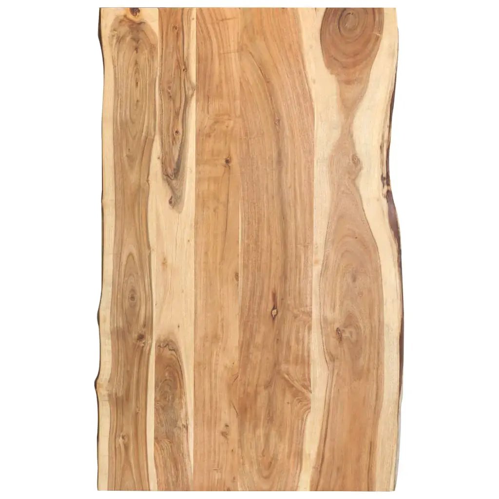 Tischplatte Massivholz Akazie 100x50-60x3,8 cm vidaXL