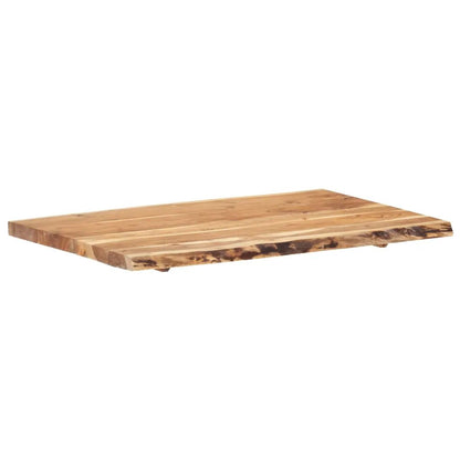 Tischplatte aus Massivholz Akazie, 100x50–60x3,8 cm, vidaXL