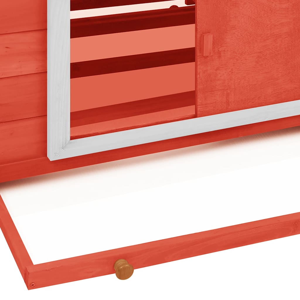 Hühnerstall 150X96X110 Cm Massivholz Tanne